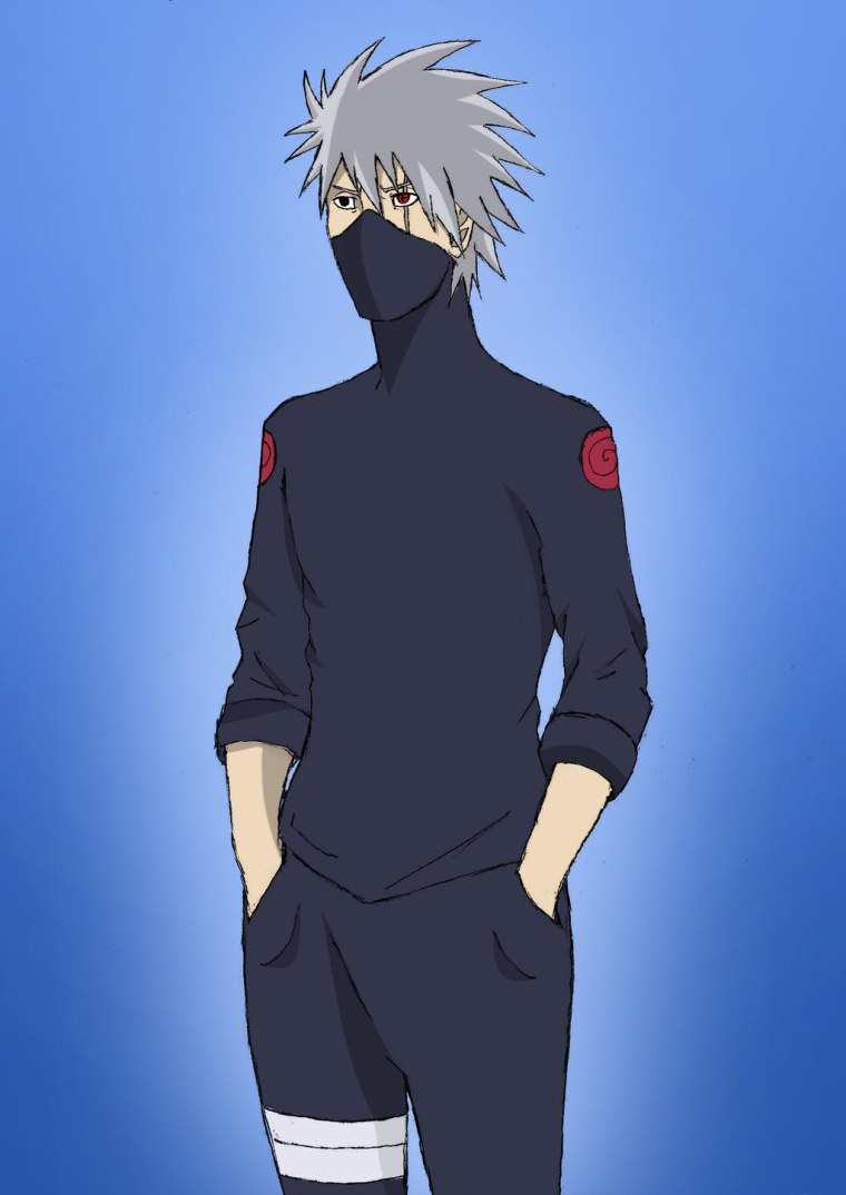 Какаши в полный рост с Чидори