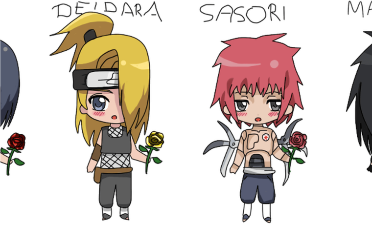 Тоби Дейдара и Сасори