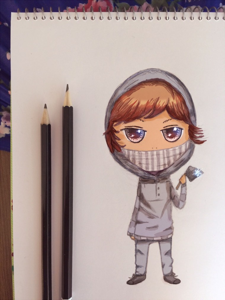 Худи крипипаста Чиби