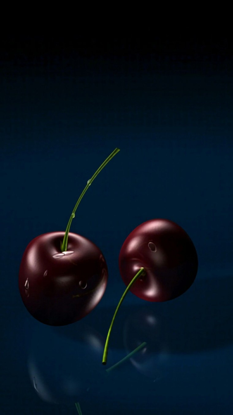 Яблоко на темном фоне