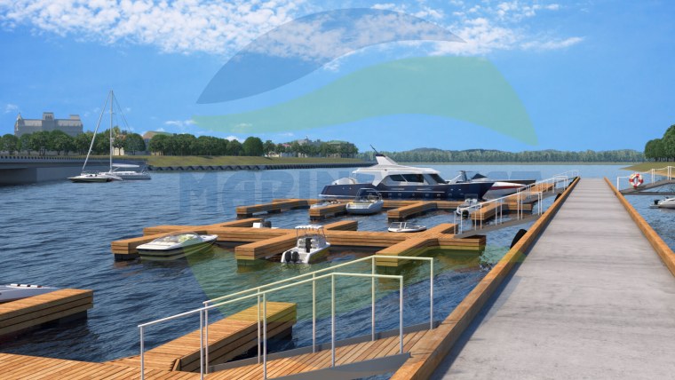 Проект понтонного причала