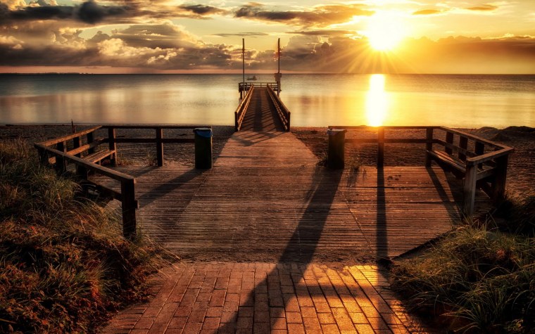 Пейзаж Пристань