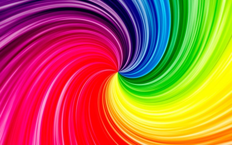 Яркие радужные цвета