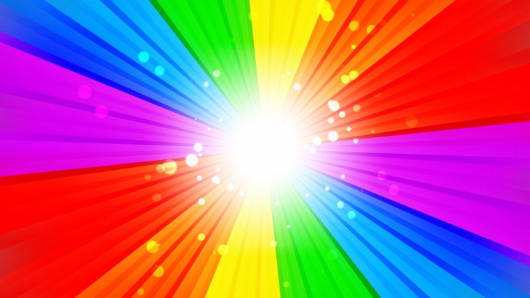 Разноцветные лучи