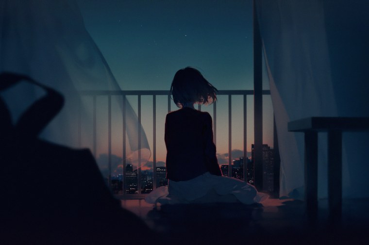 Аниме сад aesthetic