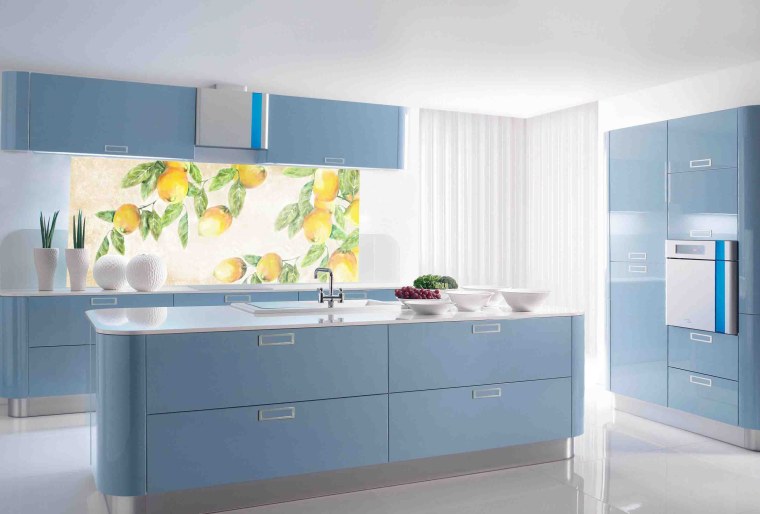Кухня RAL 5024 Pastel Blue