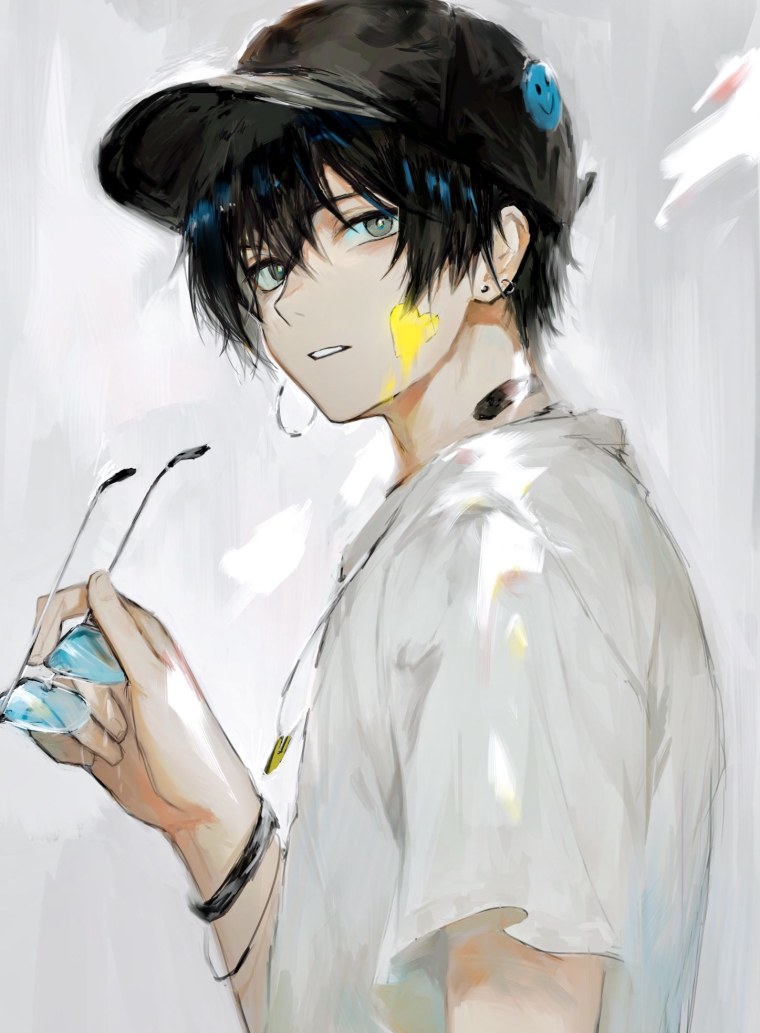 Стильный аниме парень