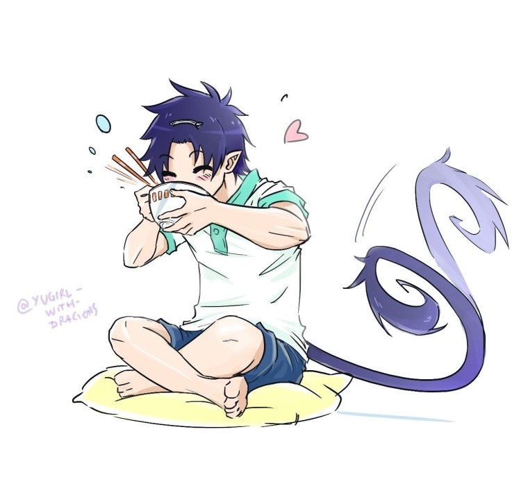 Синий экзорцист Окумура Рин Эстетика