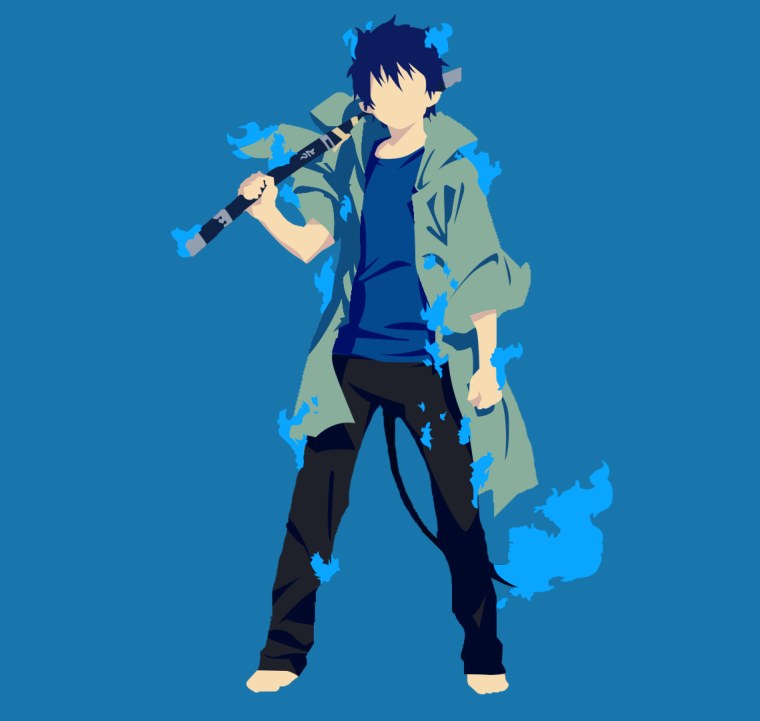 Тату аниме синий экзорцист