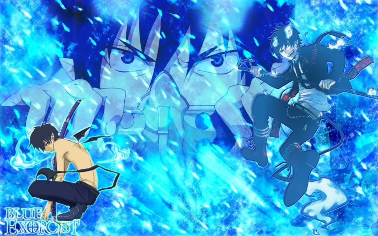 Синий экзорцист персонажи парни