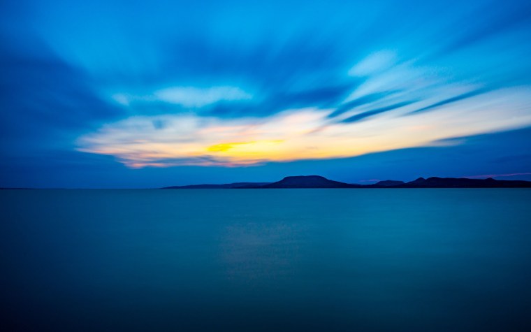 Голубой закат