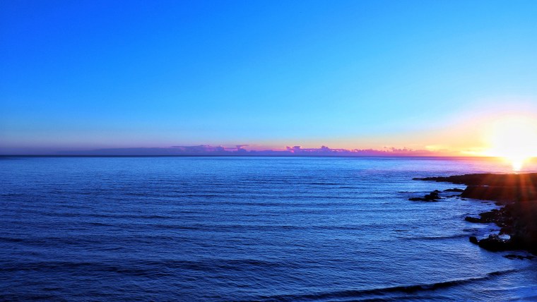 Океан вечером