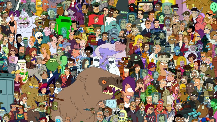 Много персонажей