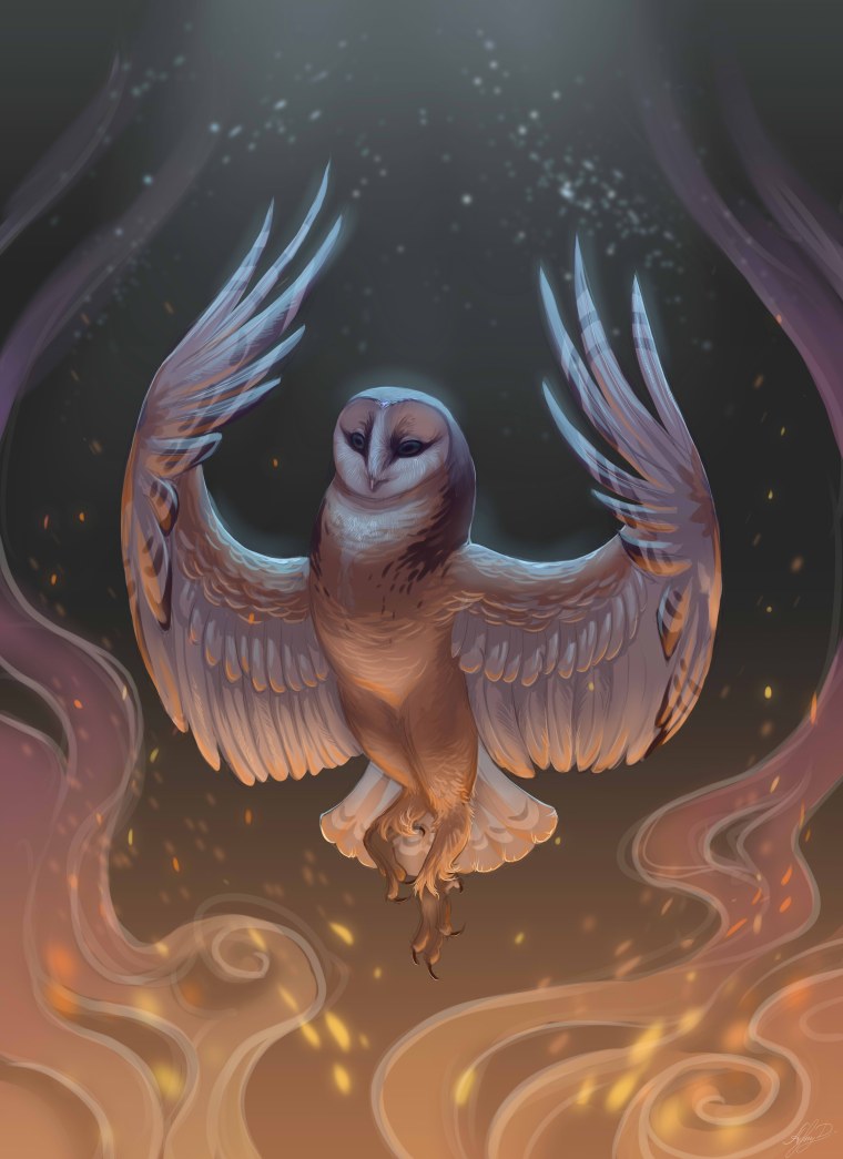 Сова сипуха Тотем