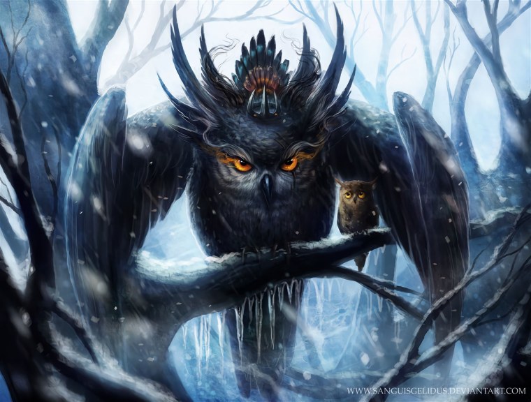 Ведьма с совой