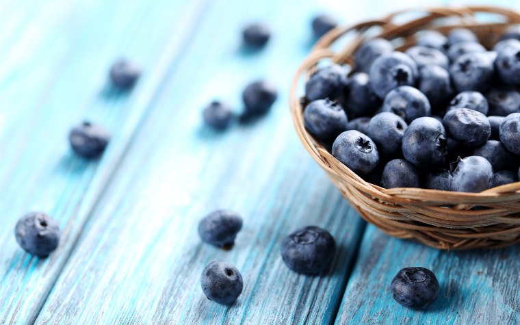 Ягоды черники и голубики