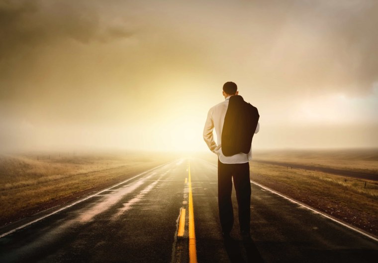 Уходящий человек