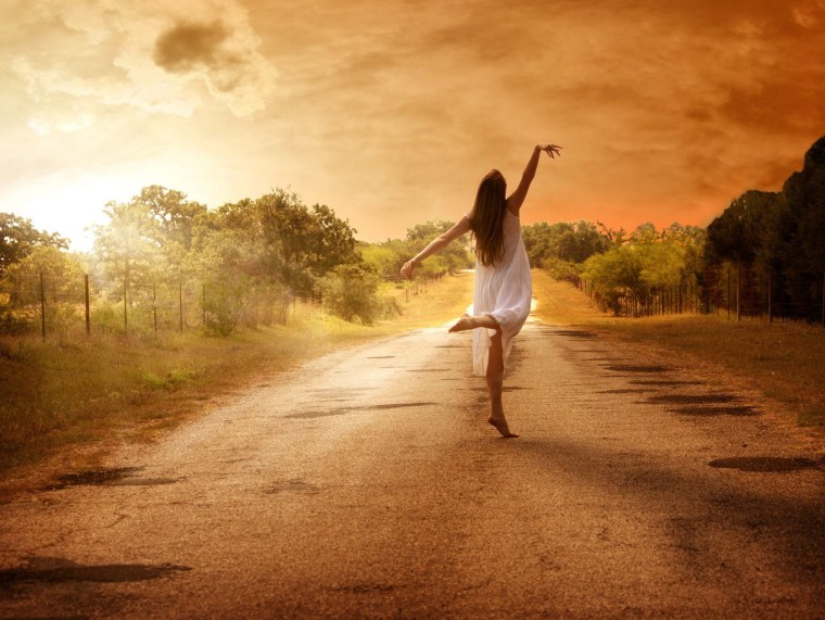 Человек на дороге