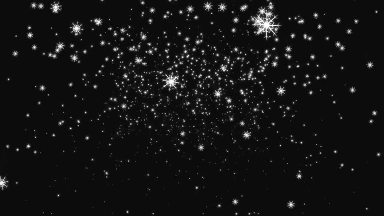 Падающий снег для видеомонтажа