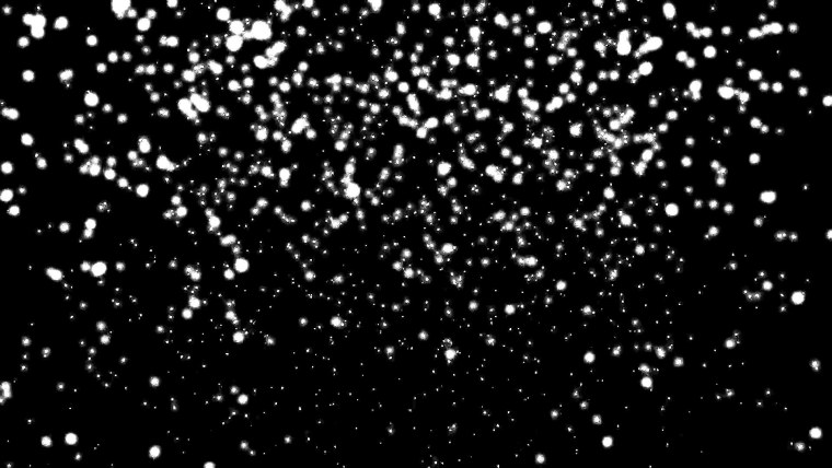 Снег на прозрачном фоне