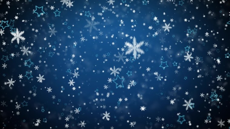 Синий фон со снегом