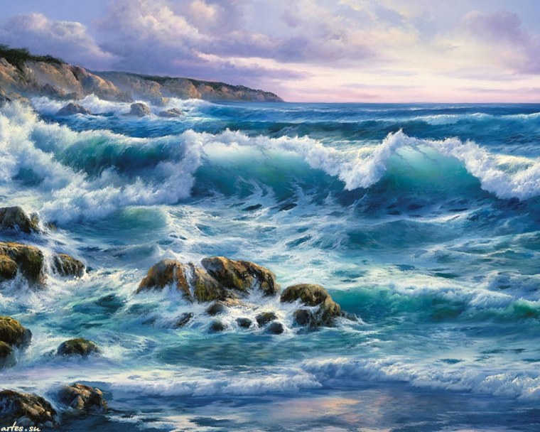 Американская художница-маринист Judy dy'ans