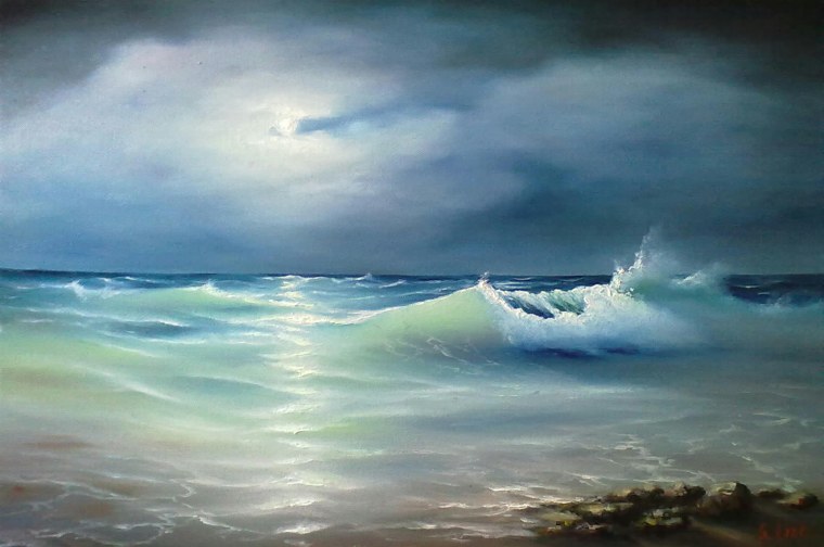 Художник Лим Сергей море маринист