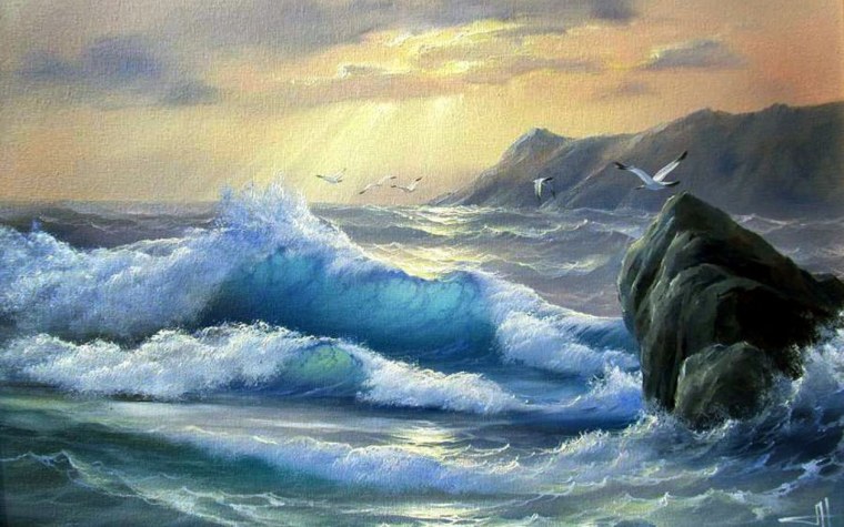 Художник маринист Сергей Шестаков