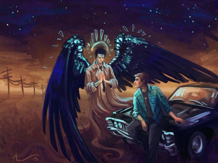 Дин Винчестер и Кастиэль