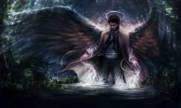 Кастиэль сверхъестественное арт