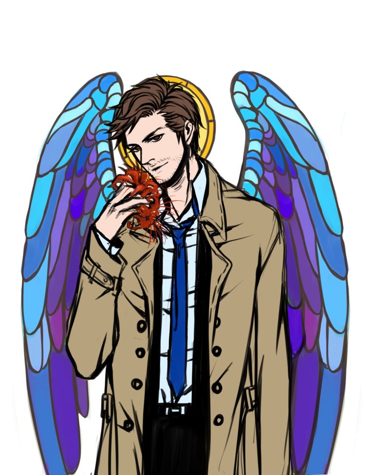 Кастиэль ангел сверхъестественное аниме