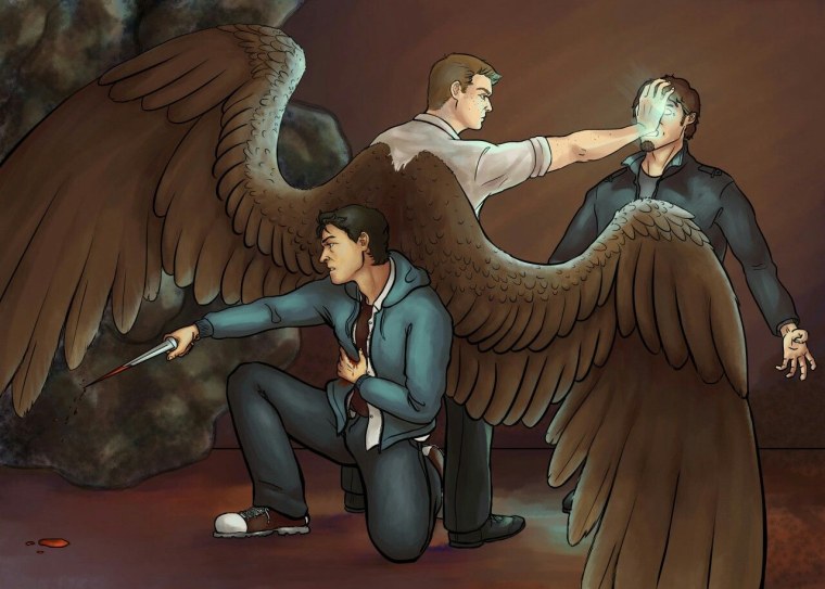 Ангел Кастиэль сверхъестественное