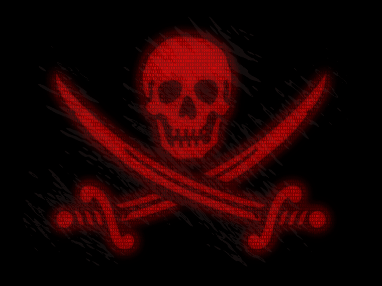 Череп с розой