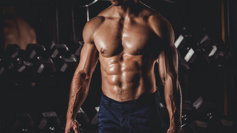 Накаченное тело без лица