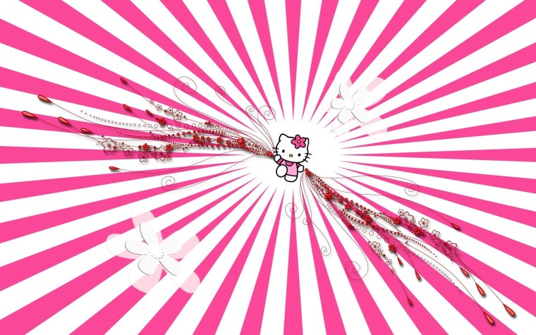 Обои с hello Kitty и Куроми