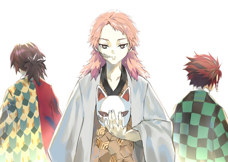 Клинок рассекающий демонов Камадо Танджиро яой