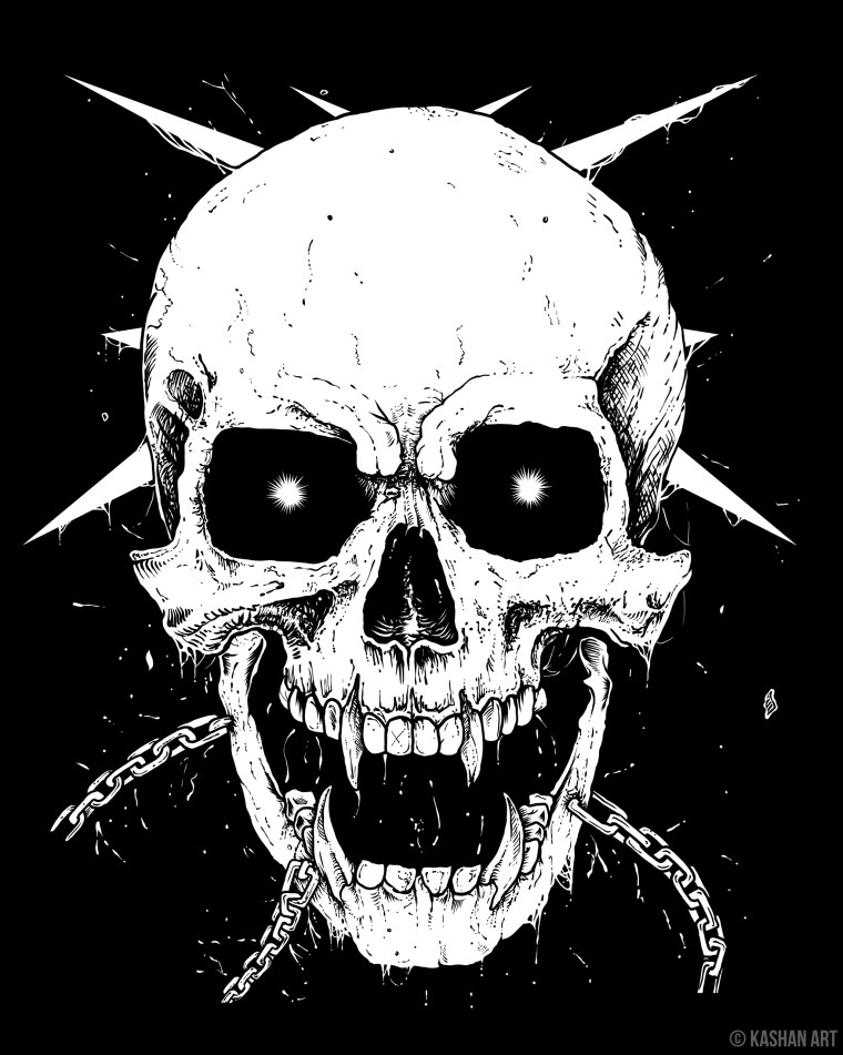 Принты с черепами