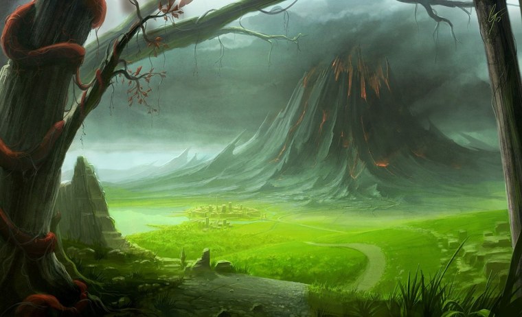 Фэнтези пейзажи