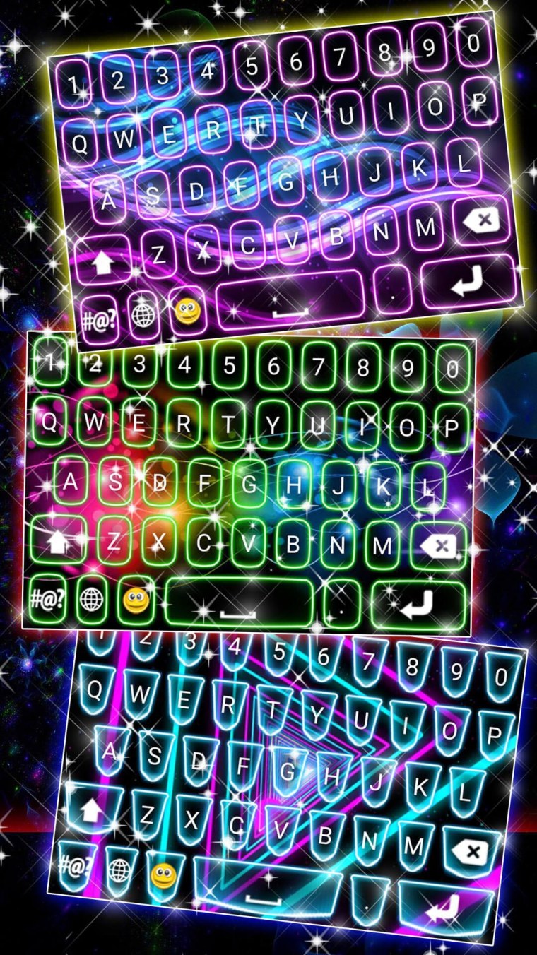 Неоновая клавиатура