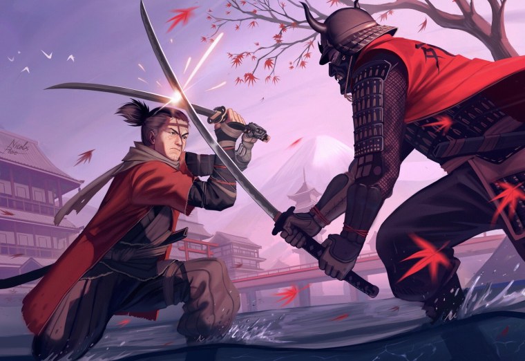 Samurai Art Самурай японский воин