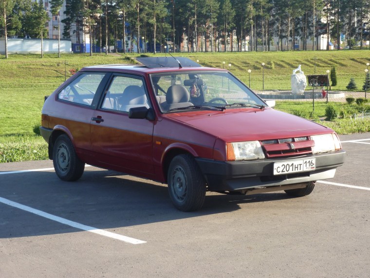 ВАЗ 2108 серо голубая