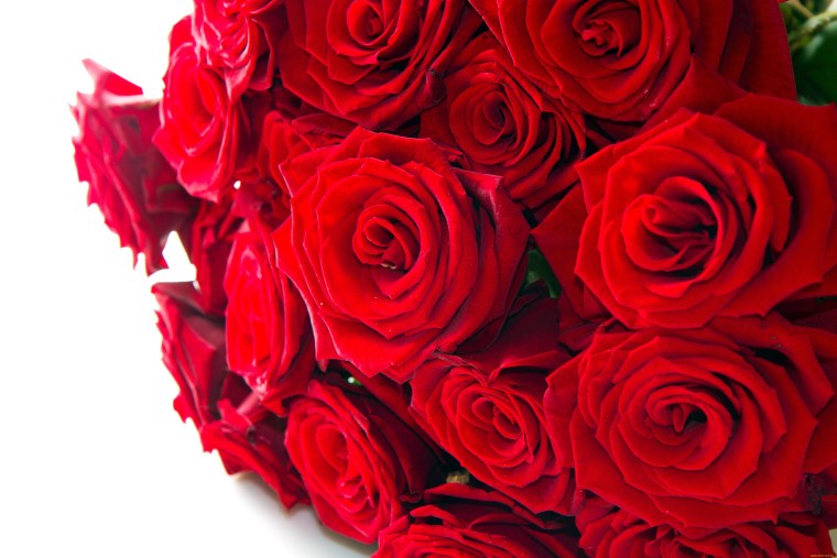 Красный букет цветов
