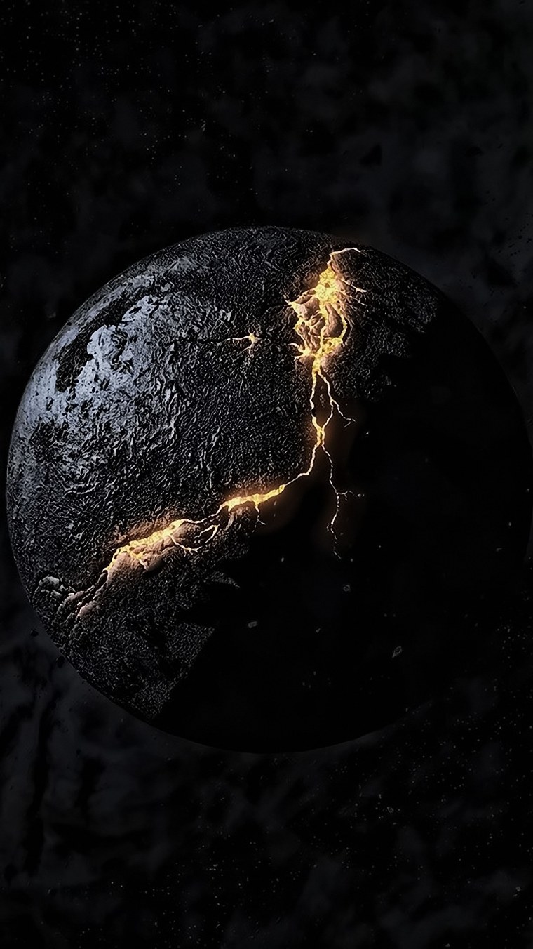 Красно черная абстракция