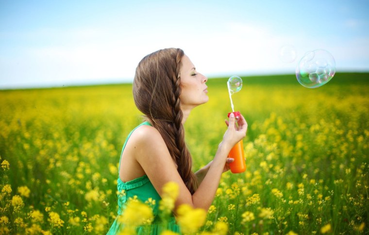 Девушка лето