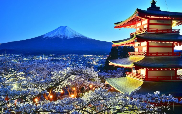 Синтоистский храм на Фудзияме