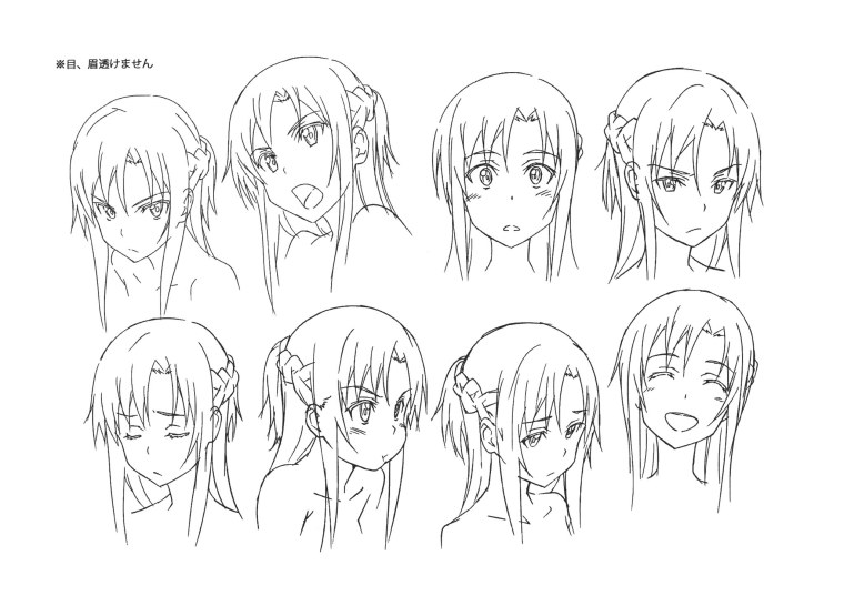 Аниме эмоции рисовка