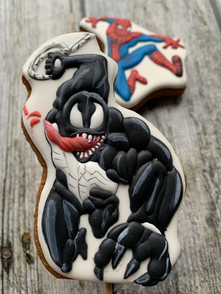 Торт Венум и человек паук