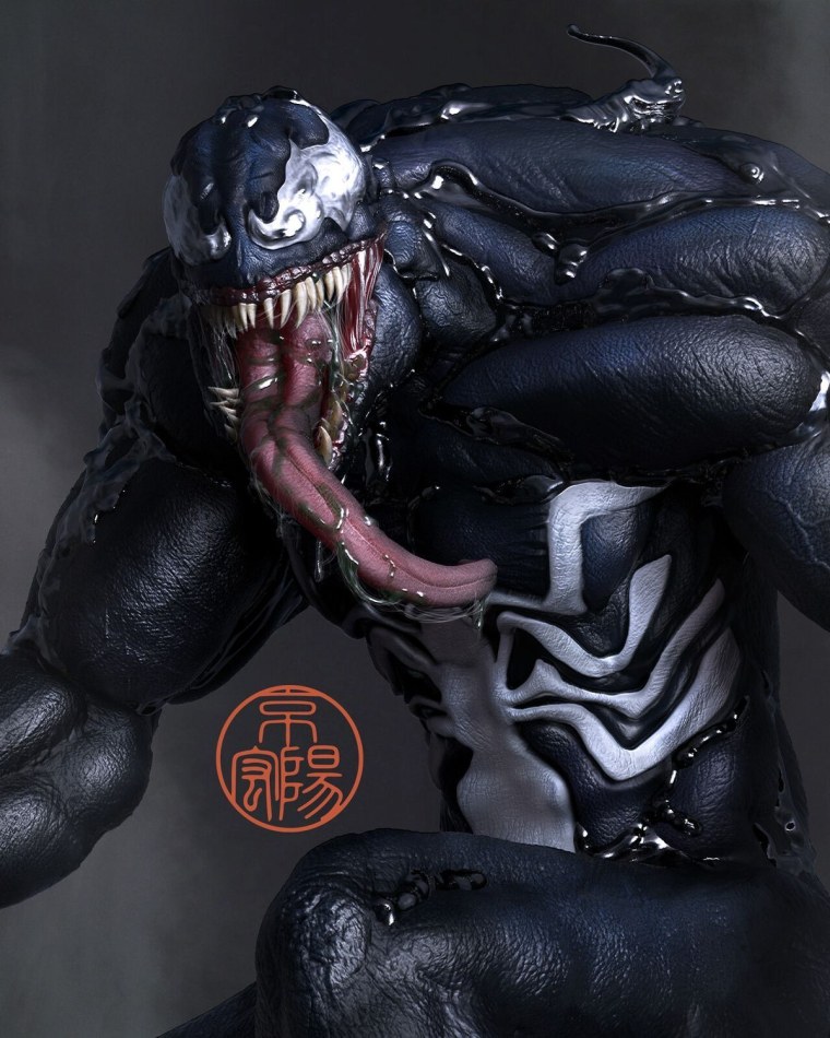 Веном 3d фигурка