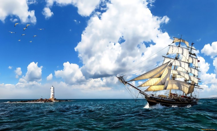 Заставка на рабочий стол корабль