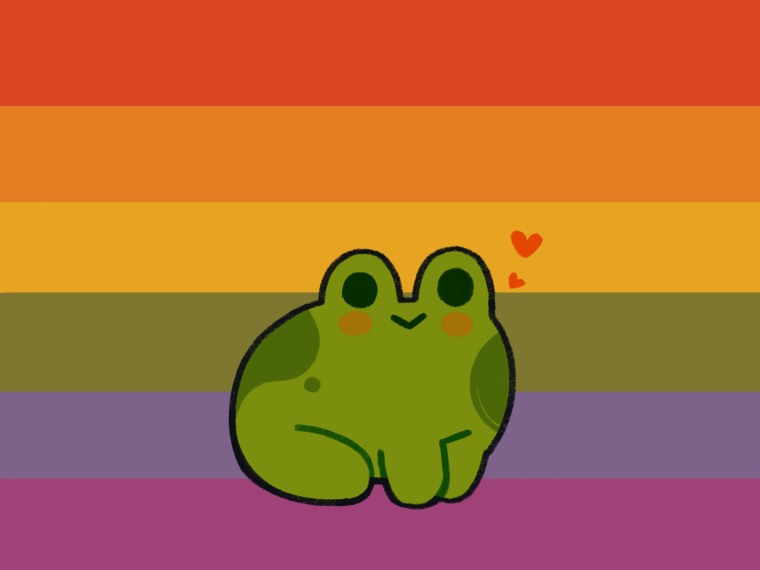 ЛГБТ лягушка